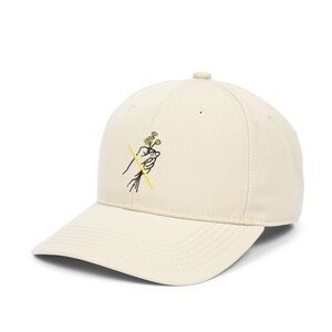 Crony Netplus Sourced By Burcu Beige Embroidered Logo Baseball Cap Hat New